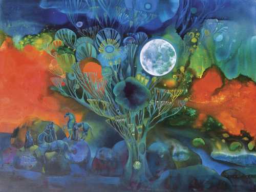 ArtChart | Moonlit Pond by Maneli Manoochehri