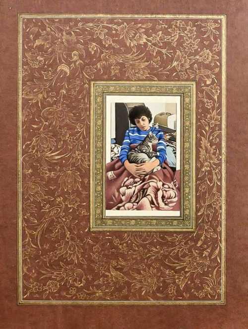ArtChart | The Girl with A cat by Abbas Shahsavar and Maryam Ayin