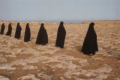 آرتچارت | زنان رداپوش، از مجموعه «تسخیر» از شیرین نشاط